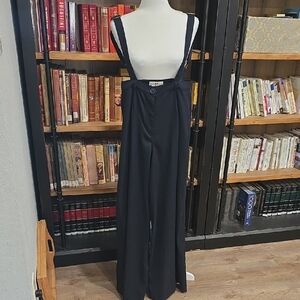 Collectif Navy Women's Jumpsuit, Vintage Like Dungarees, Sz Small